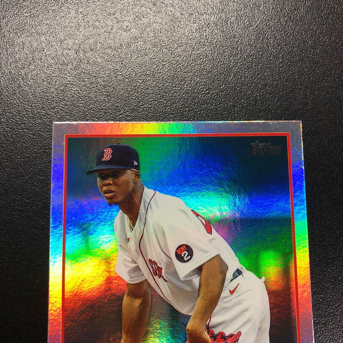 Brayan Bello 2023 Topps Series 1 #185 Rainbow Foil Rookie RC Red Sox_画像4