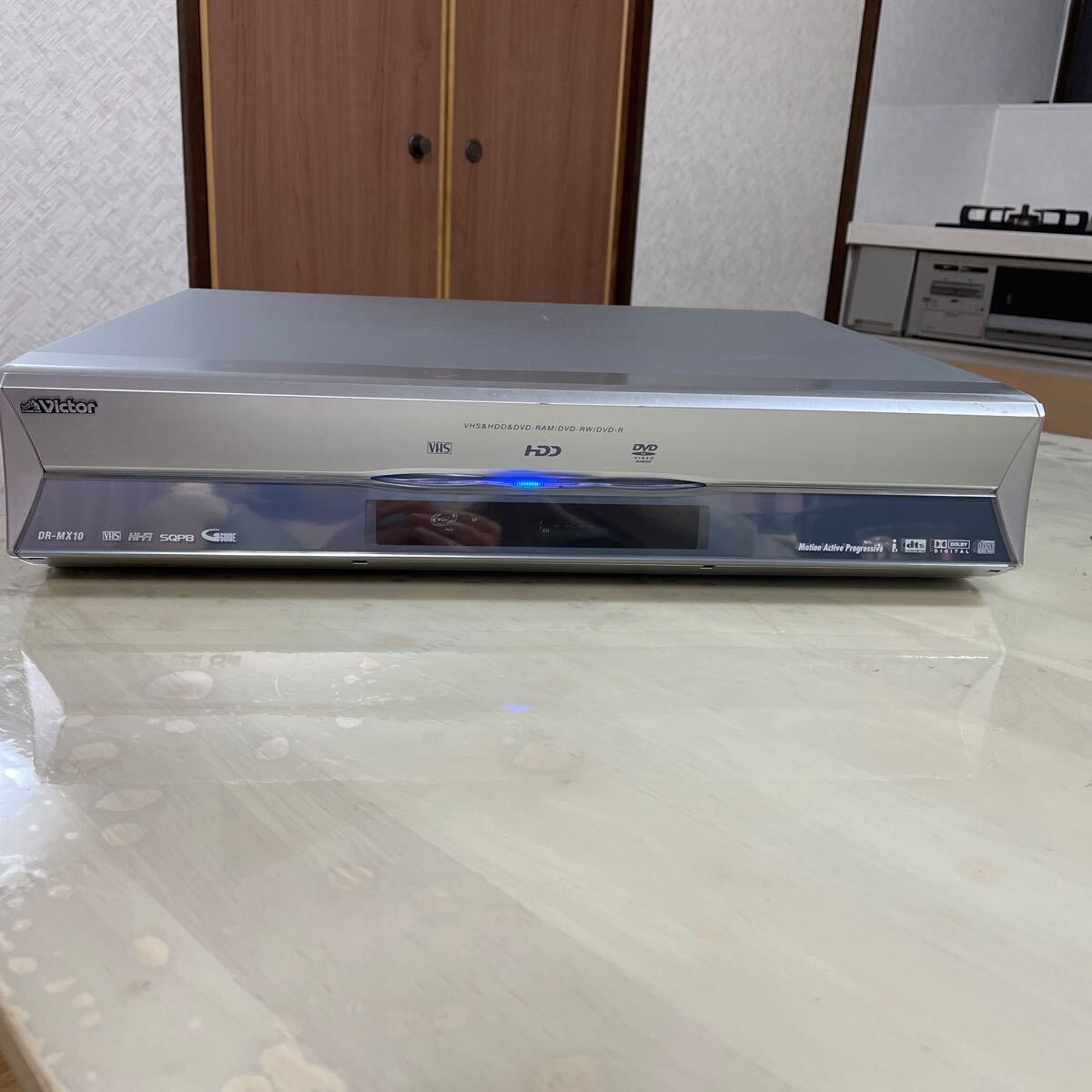 Victor/ Victor HDD/VHS/DVD DVD video recorder DR-MX10 2005 year made secondhand goods * present condition ..