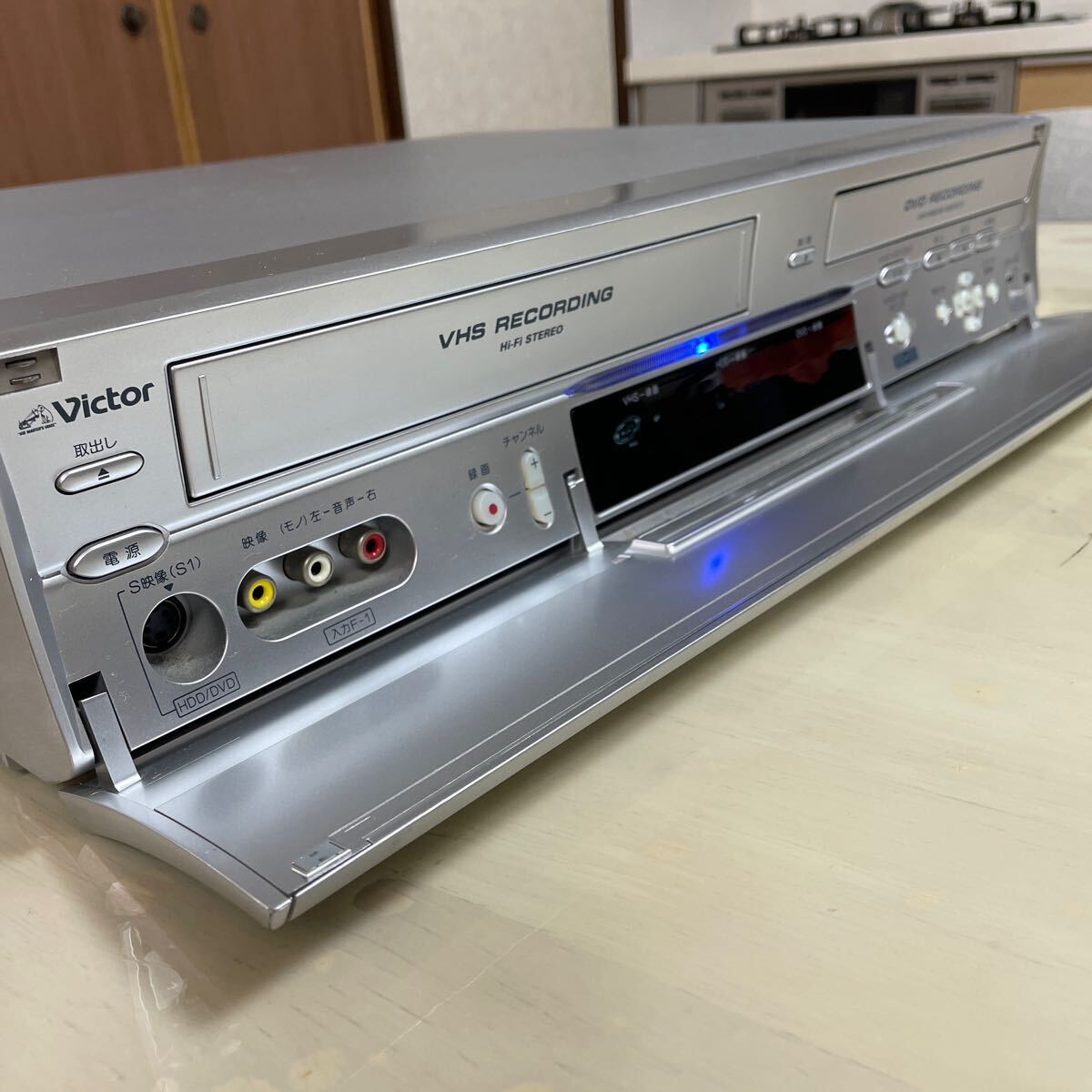 Victor/ Victor HDD/VHS/DVD DVD video recorder DR-MX10 2005 year made secondhand goods * present condition ..