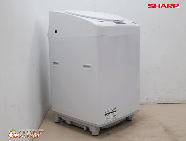◆美品◆ SHARP シャープ タテ型 洗濯乾燥機 ES-TX8F 穴なし槽 インバーター 8kg_画像3