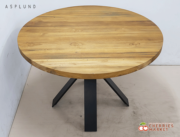 ◆展示品◆ dareels ダリールズ ASPLUND アスプルンド NEW JATI CIRCLE 110 DINING TABLE ダイニングテーブル 22万_画像3