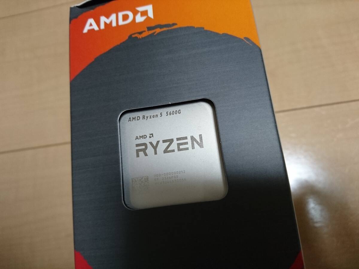 中古 美品 AMD CPU RYZEN 5 5600G AM4 BOXの画像3