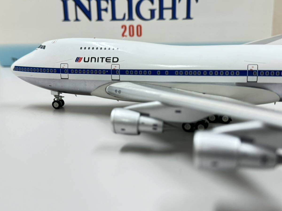 INFLIGHT200 UNITED ユナイテッド航空 B747SP-21 N532PA【パンナムハイブリッド塗装】_画像5