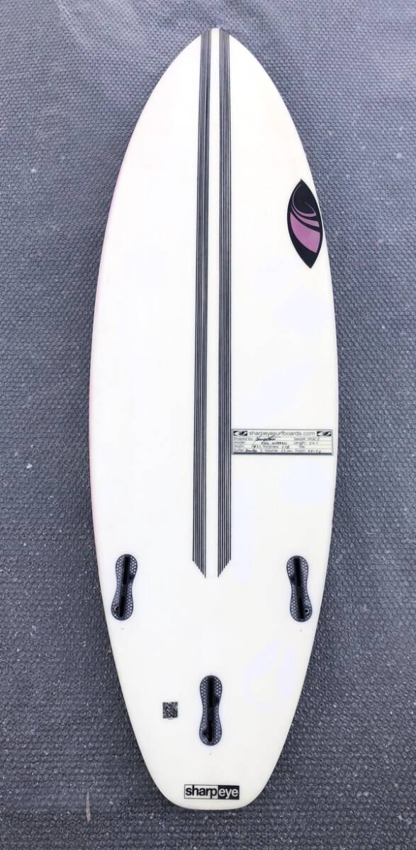 送料無料！美USED 本国アメリカ製 シャープアイサーフボード DISCO INFERNO e2モデル 5’6.5” 23.14L SHARPEYE Surfboards 五十嵐カノア_画像2