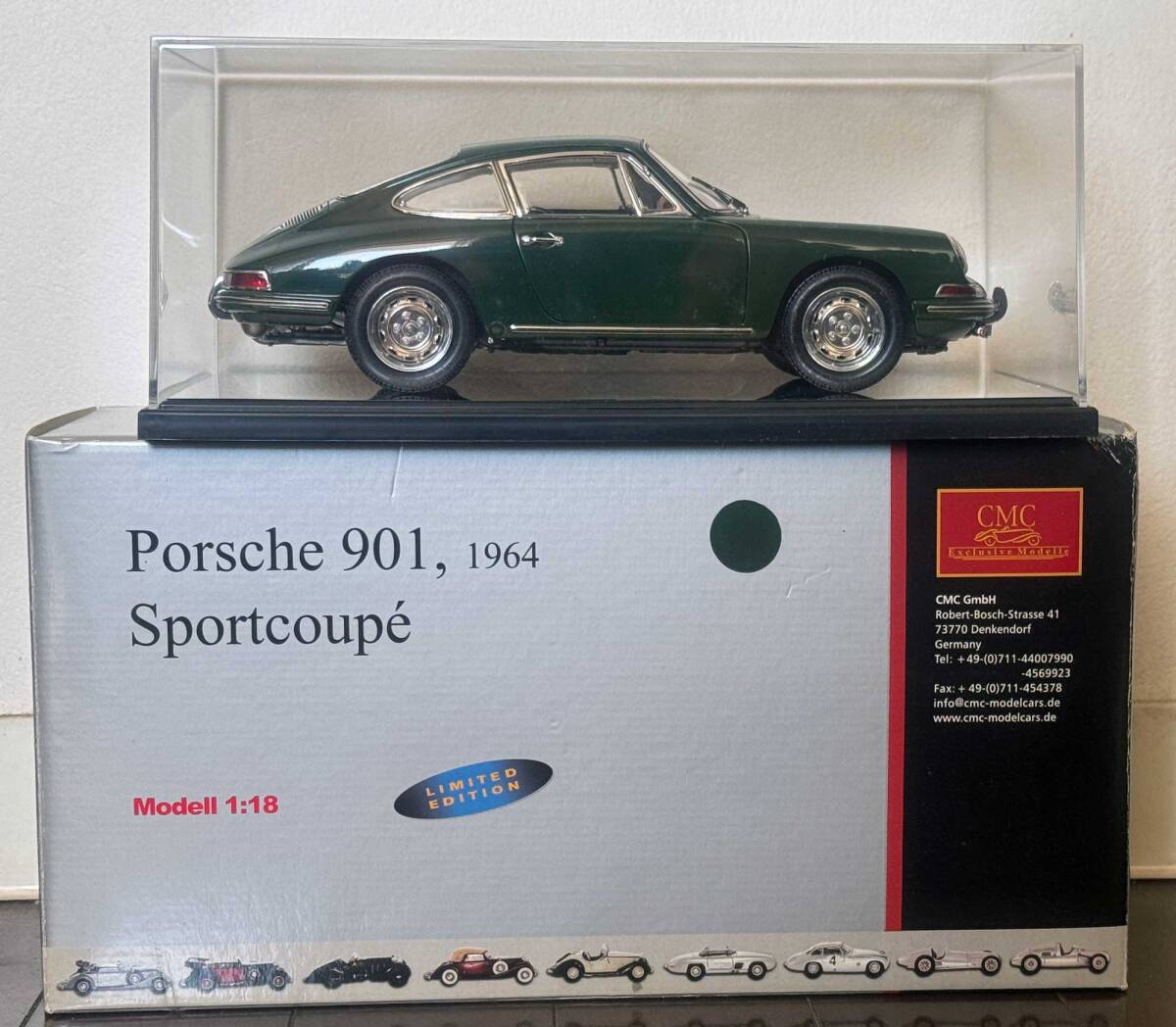 乗用車 CMC 1:18 1964 Porsche 901 Sportcoupe