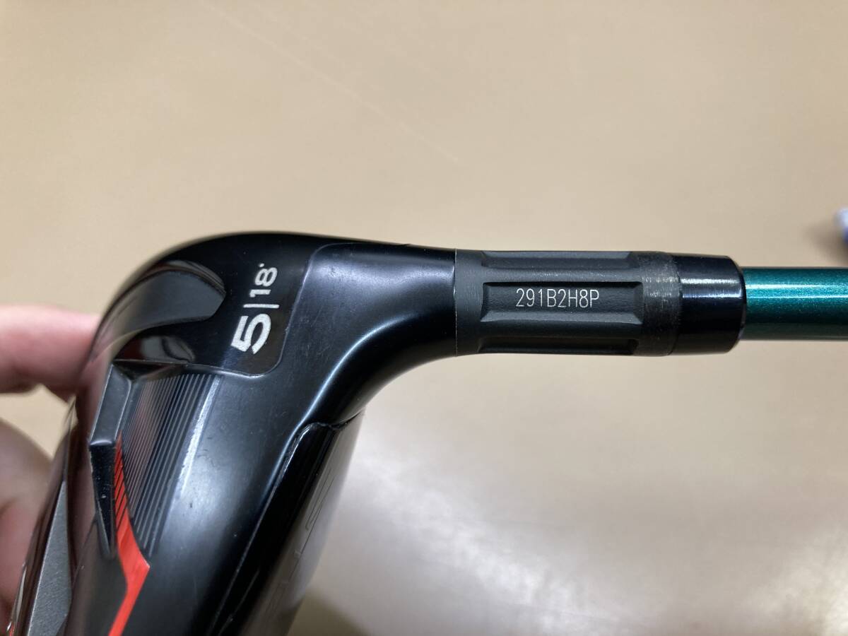 S118[14]S78(ゴルフクラブ) 中古 TalorMade/テーラーメイド stealth2 ステルス2 エメラルドグリーン 3/14出品_画像9