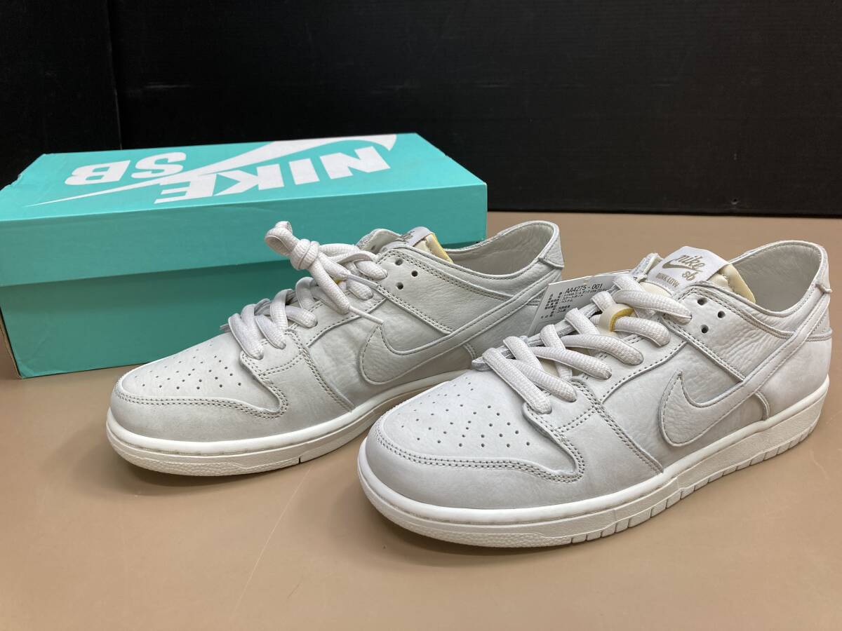 S153[08]S30(靴) 美品 NIKE/ナイキ SB ZOOM DUNKLOW PRO DECON ライトボーン 27.5㎝ UK8.5 3/27出品_画像1