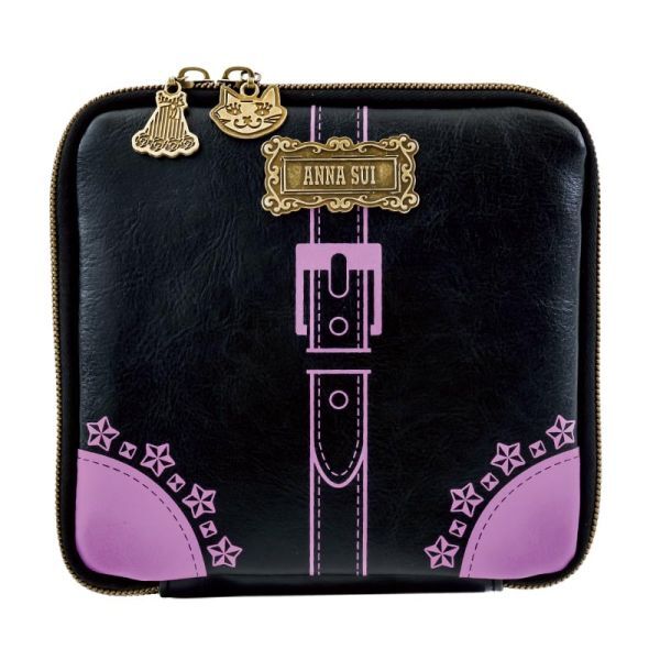 yy 275b ANNA SUI 大容量バニティ＆ミニポーチ 2点セット 送料510円_画像2