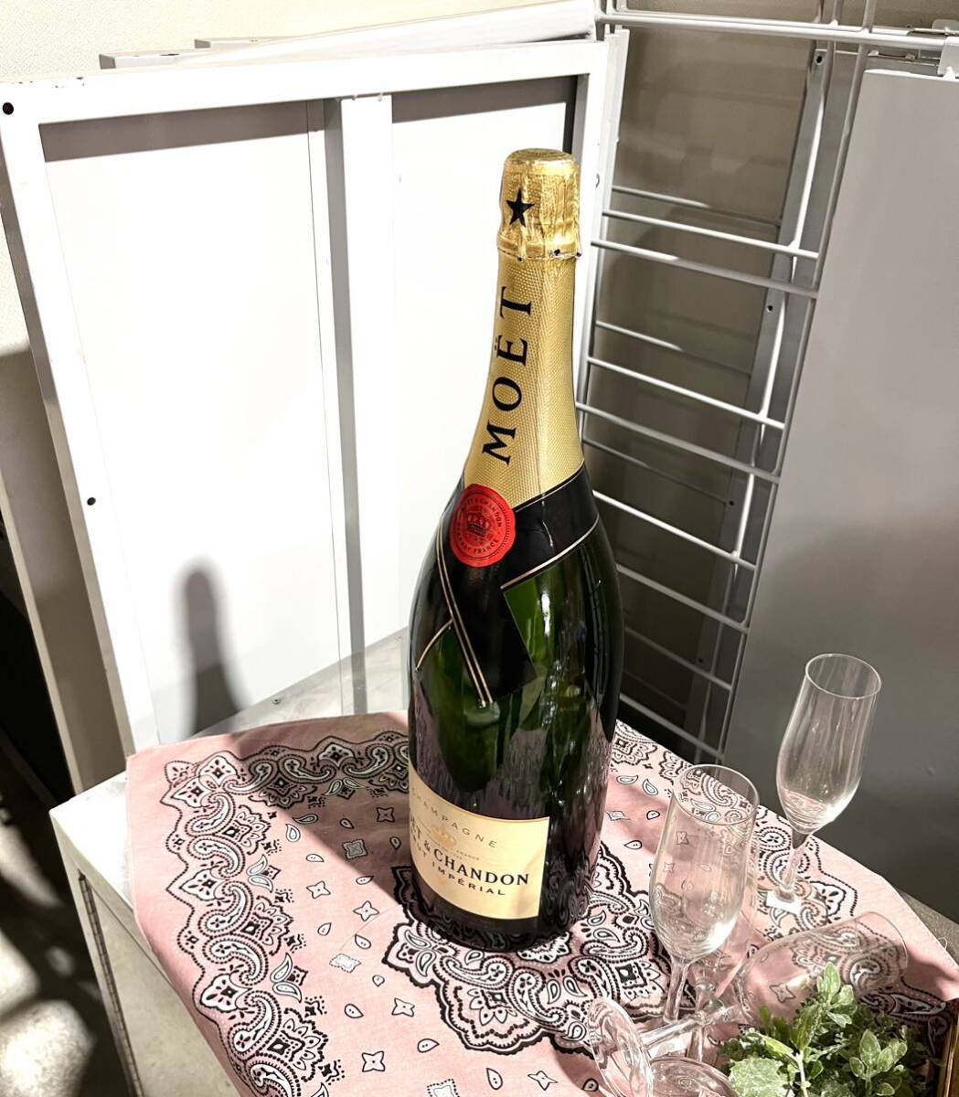 [Moet &amp; Chandon Object] 130 x 130 x 500 мм магазин Moet E -Shandon French Champagne Благословение европейская бутылка, внутри нет