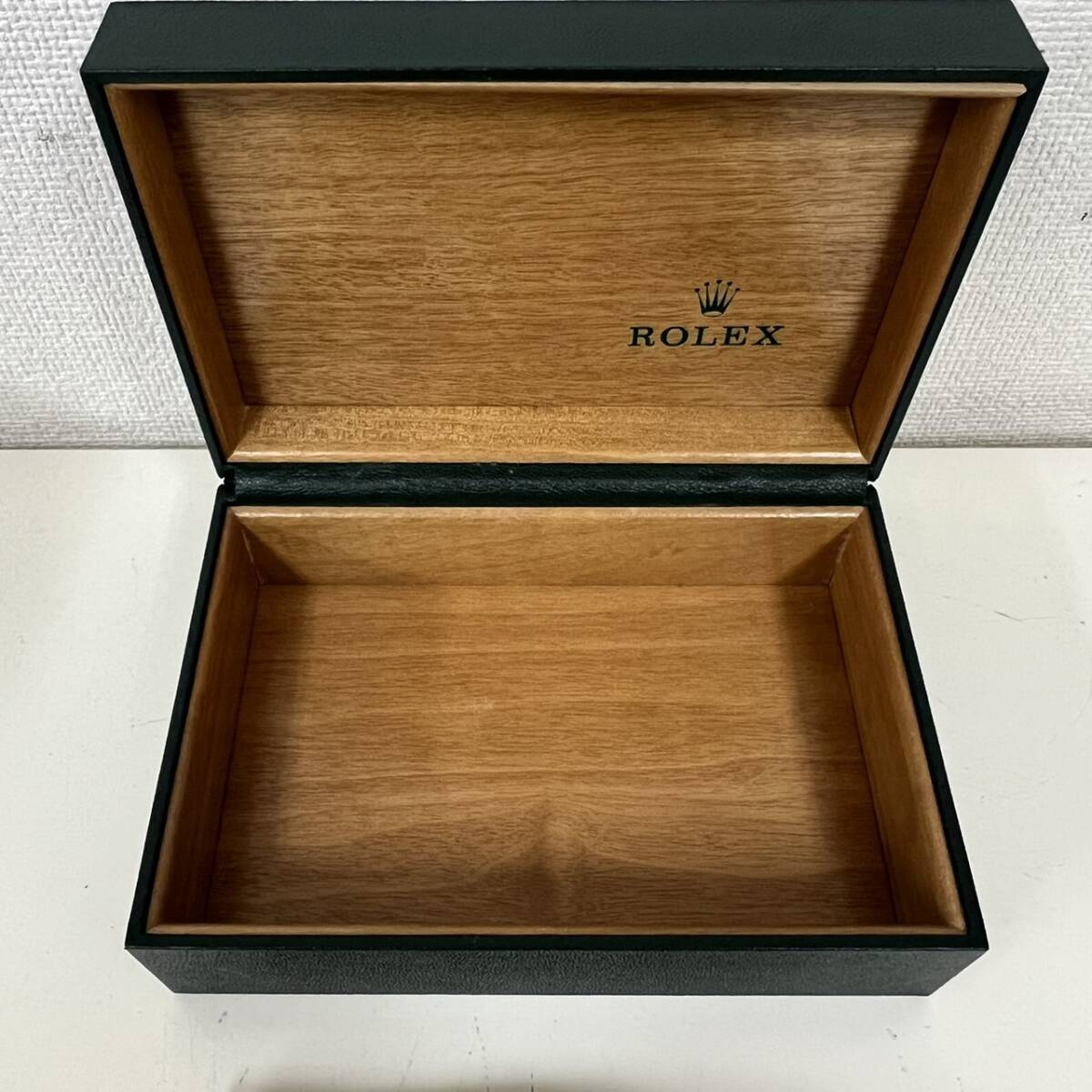 【K-27249】 ROLEX ロレックス 空箱 68.00.08 まくら付き 木箱 中古 1円スタートの画像8