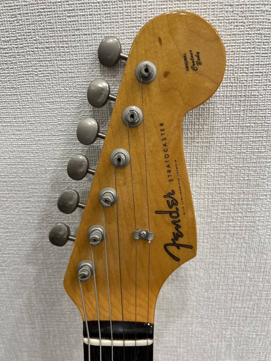 【K-27395】 Fender STRATCASTER フェンダー ストラトキャスター エレキギター 黒 中古 1円スタートの画像3