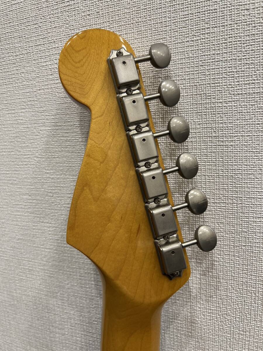 【K-27395】 Fender STRATCASTER フェンダー ストラトキャスター エレキギター 黒 中古 1円スタート_画像9