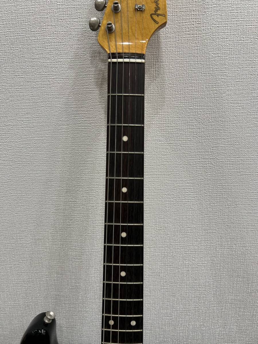 【K-27395】 Fender STRATCASTER フェンダー ストラトキャスター エレキギター 黒 中古 1円スタートの画像4