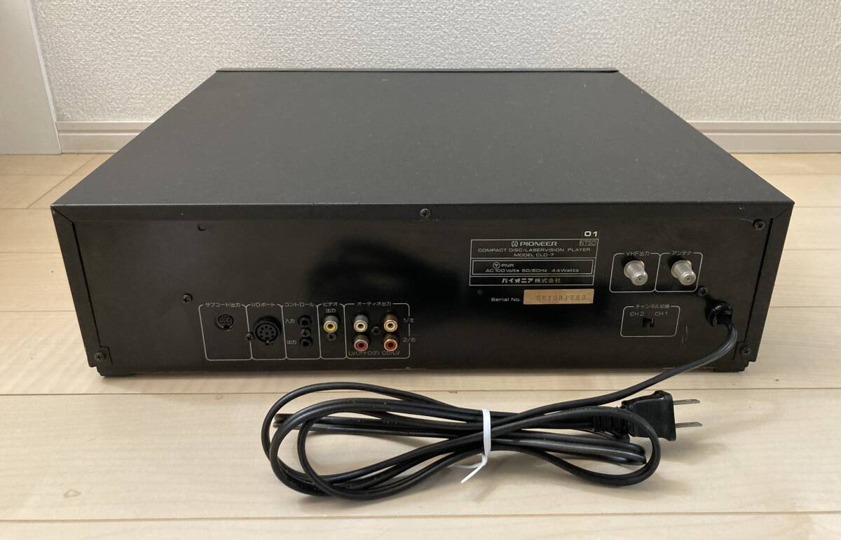 ☆整備品☆ＭＳＸ・ＬＤ対応☆専用ケーブル付属（ＪＣ－３０３互換）☆パイオニア☆CＬＤ－７☆純正リモコン付☆ＬＤ・CDコンパチ機の画像7