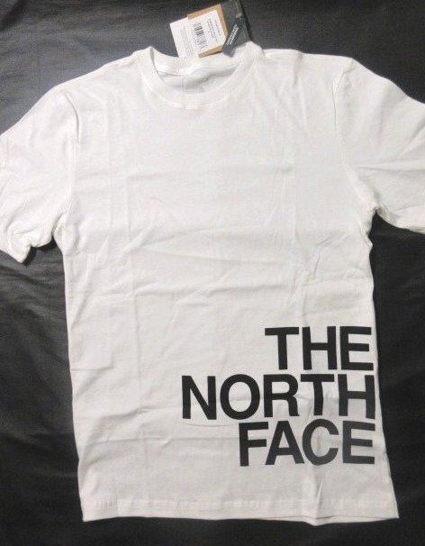 本物正規◆ノースフェイス◆Tシャツ BRAND PROUD■白■S■新品■アメリカ限定/RS1 The North Face メンズ 半袖_画像2