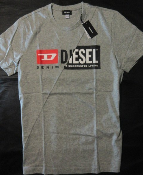 本物正規◆DIESEL ディーゼル◆Tシャツ CUTY■グレー■M■新品_画像2