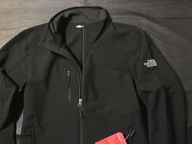 本物正規◆ノースフェイス◆撥水 ソフトシェルジャケット/ストレッチ STRECH SFTSHL JKT■XXL■黒■新品/アメリカ限定■WINDWALL/JK3_画像2