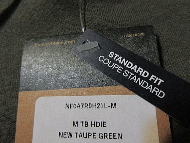 本物正規◆ノースフェイス◆スウェットパーカー THROWBACK NSE■XL■カーキ グリーン/NEW TAUPE GREEN■新品/アメリカ限定/21L/裏起毛_画像9