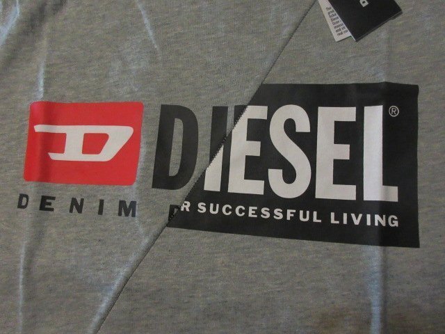 本物正規◆DIESEL ディーゼル◆Tシャツ CUTY■グレー■M■新品_画像3