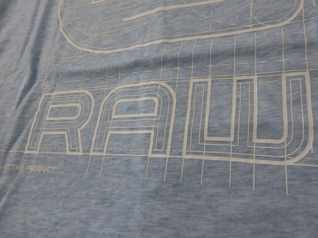 本物正規◆G-STAR RAW ジースター◆Tシャツ PIXEL 杢水色■S■新品 LT WAVE_画像4