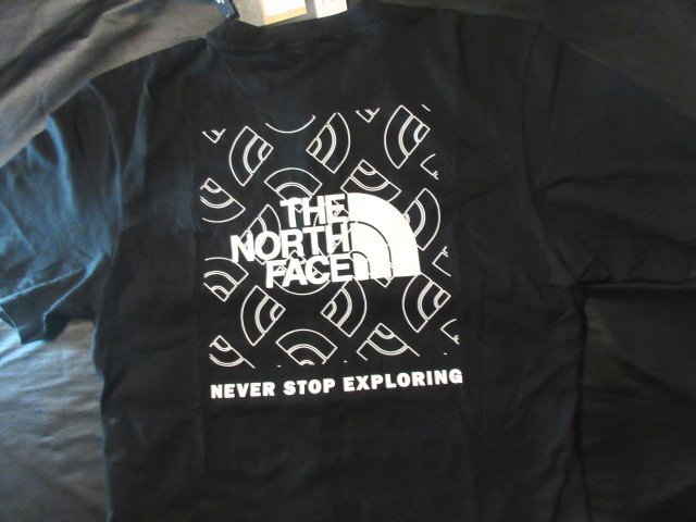 本物正規◆ノースフェイス◆Tシャツ BOX NSE■S■黒/マルチ ハーフドーム 新品■アメリカ限定/V21 The North Face メンズ 半袖の画像2