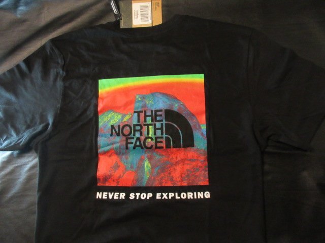 本物正規◆ノースフェイス◆Tシャツ PRINTED NSE■L■黒 新品■アメリカ限定/The North Face メンズ 半袖_画像3