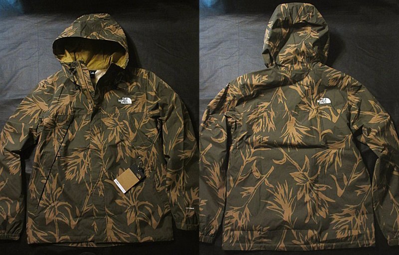 本物正規◆ノースフェイス◆マウンテンパーカー ANTORA■S■UTILITY BROWN/TAUPE GREEN■柄■新品■アメリカ限定/IR0/レインジャケット