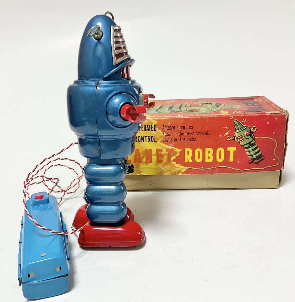Yahoo!オークション - プラネットロボット リモコン版 ブリキ Yahoo!オークション - プラネットロボット リモコン版 ブリキ