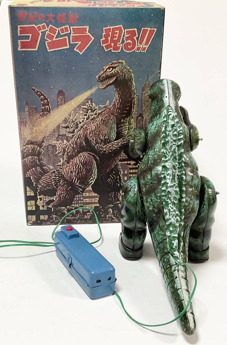 ゴジラ GODZILLA マルサン ブリキ玩具 東宝特撮 円谷プロ 電動リモコン歩行 怪獣 作動品 その他 怪獣 バラゴン ジラース ガイガン _画像8