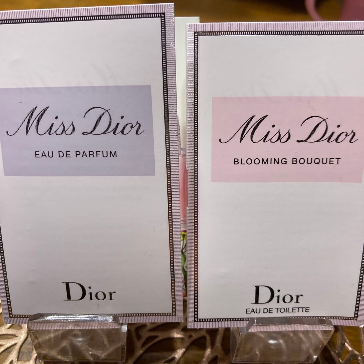 ミス　ディオール　香水サンプル①ブルーミングブーケ②オードゥパルファム Dior