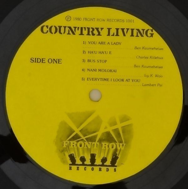 Country Living / Country Living カントリー・リビング / '1980 Front Row Records / Hawaii Soul_画像5