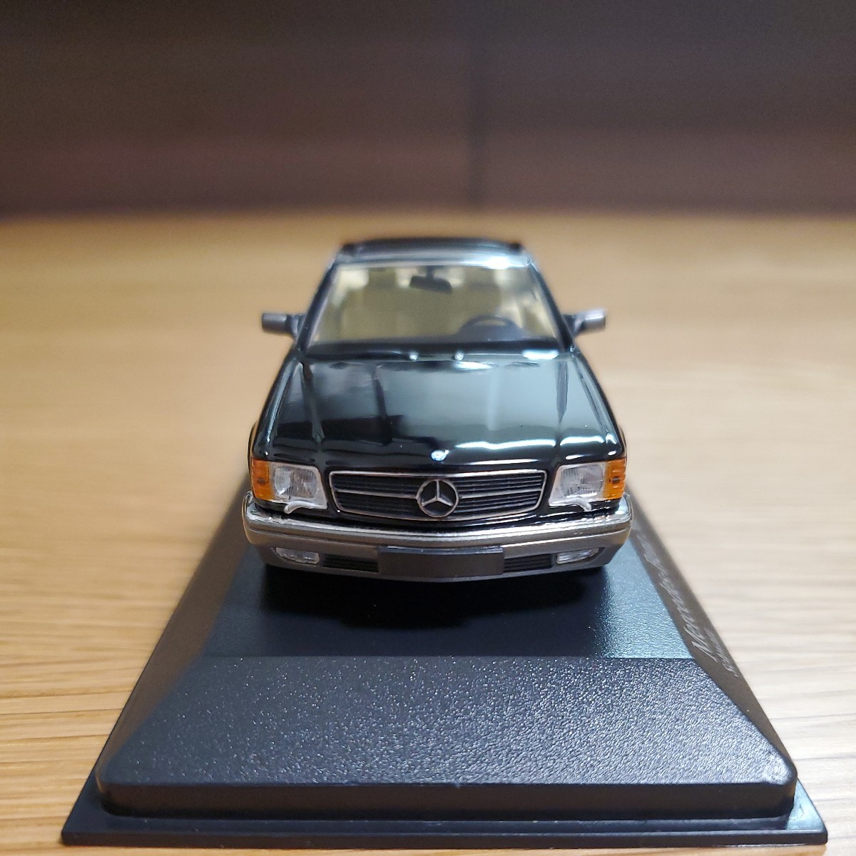 1/43 ミニチャンプス MINICHAMPS ミニカー/Mercedes-Benz 560 SEC 1986 Schwarz/メルセデス・ベンツ 560 Sクラス ブラック_画像2