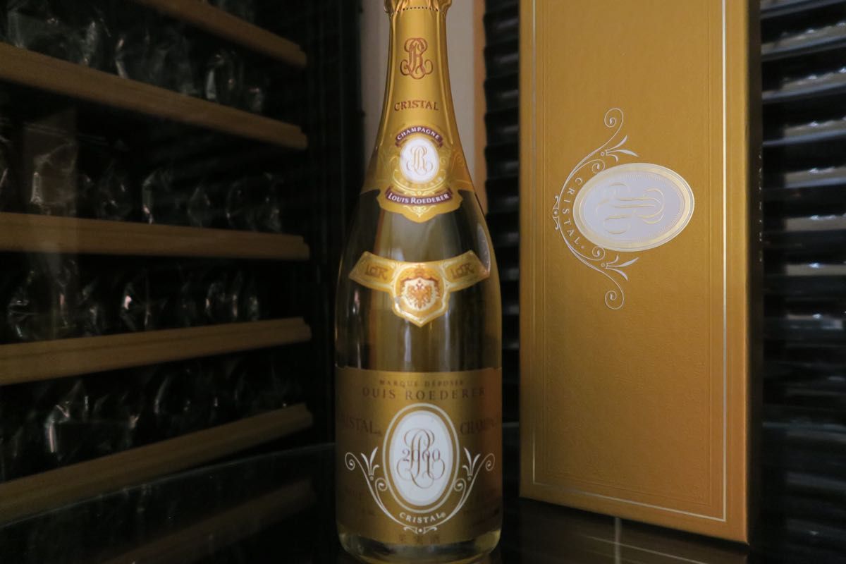 ルイロデレール クリスタル 2000年 正規品 シャンパン 箱 ケース付き