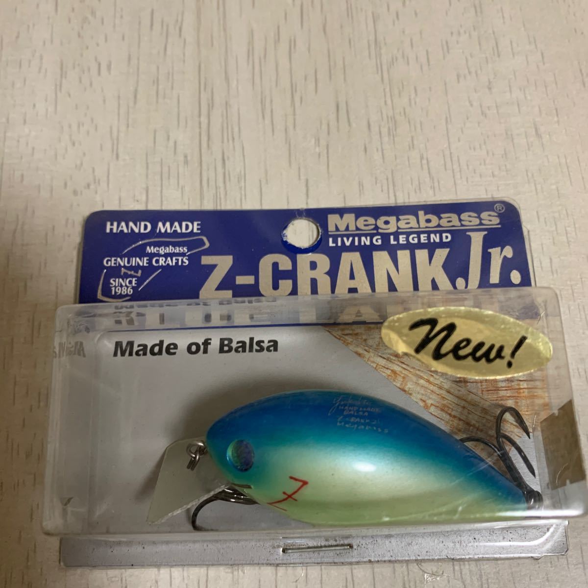 S5★新品Megabass メガバス ジークランク Zクランクjr Z-クランク 21 jr Z-CRANK ブルーラベル(ファインチャートブルー)の画像1