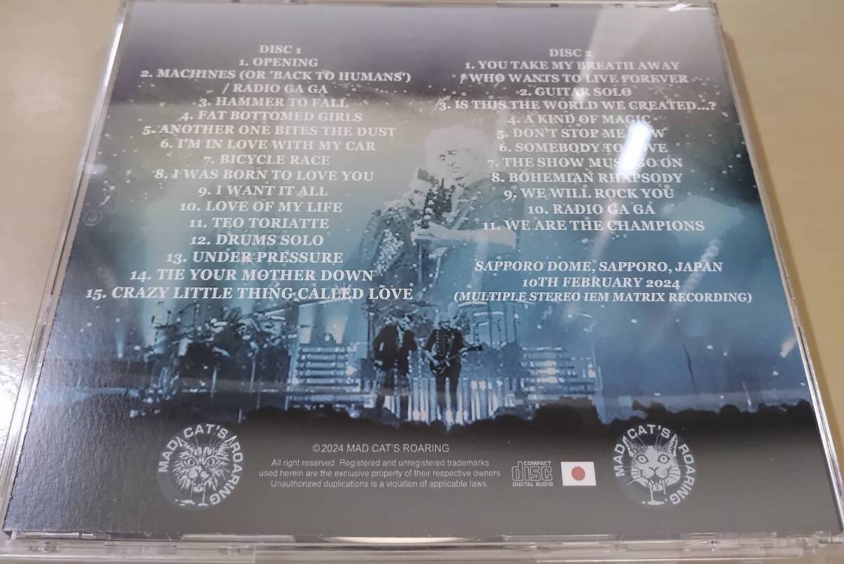 Queen + Adam Lambert / 札幌 2024 通常盤 ☆マルチIEMマトリクス録音_画像2