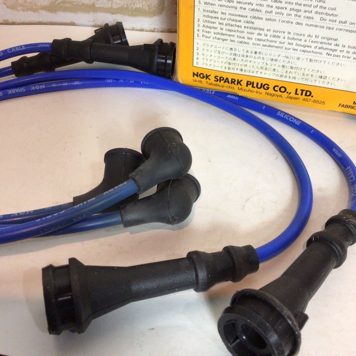 (33)NGK RC-NX40 * plug cord * Nissan * Cedric Gloria Crew * W30, CW30, NCW30, NW30 *KA24DE*H5.5~**No.9116 new goods unused goods 