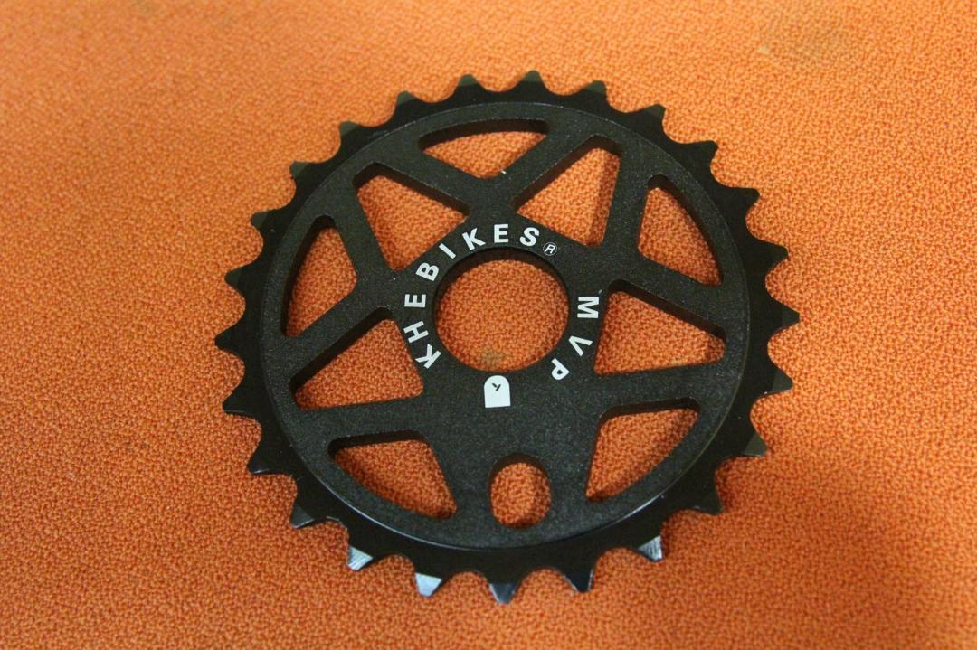 BMX スプロケット ストリート KHE BIKES MVP 25T BLACK 送料無料 アダプターサービス