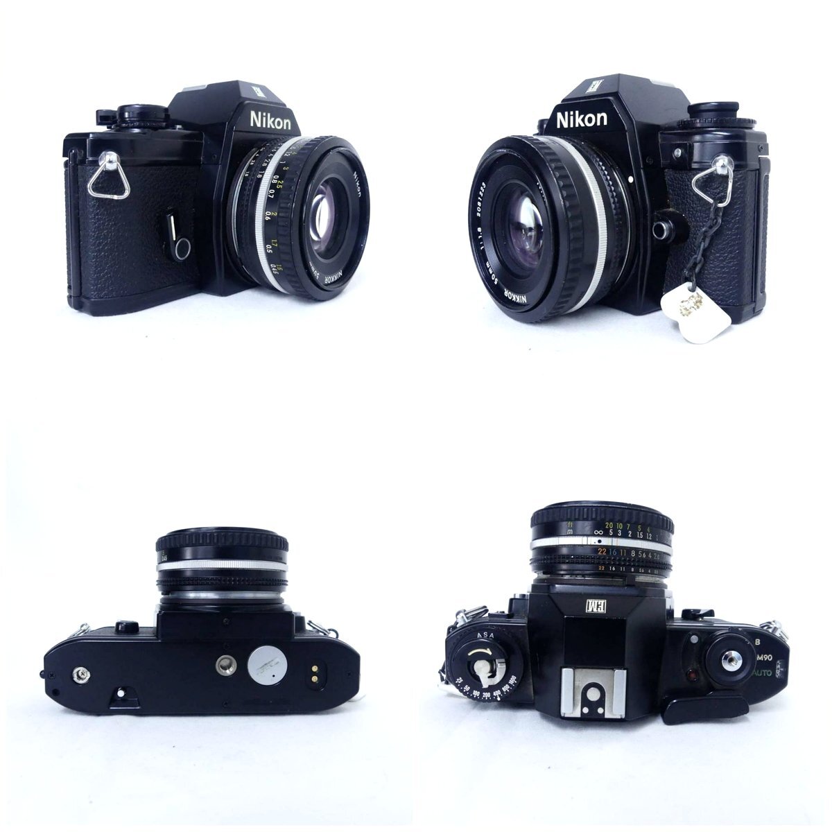 Nikon ニコン EM ブラック + NIKKOR 50mm F1.8 フィルムカメラ 空シャッターOK 現状 USED /2403C_画像2