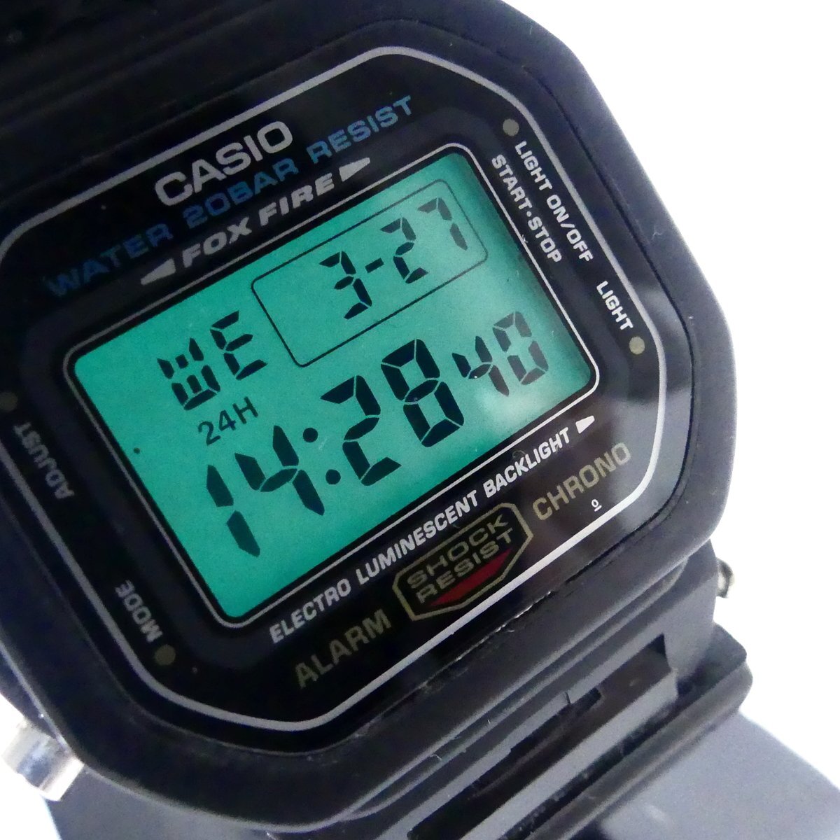 CASIO カシオ G-SHOCK Gショック DW-5600E ブラック デジタル 腕時計 動作品 USED /2403C_画像4