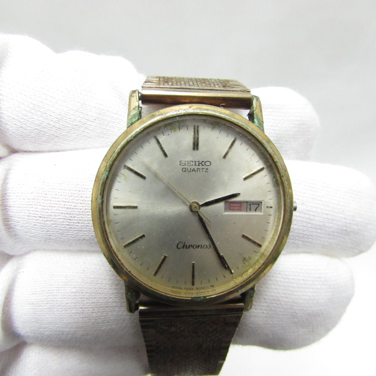 【1円～】SEIKO セイコー Chronos クロノス 腕時計 7433-800A 日本国有鉄道総裁 USED /2403Dの画像1