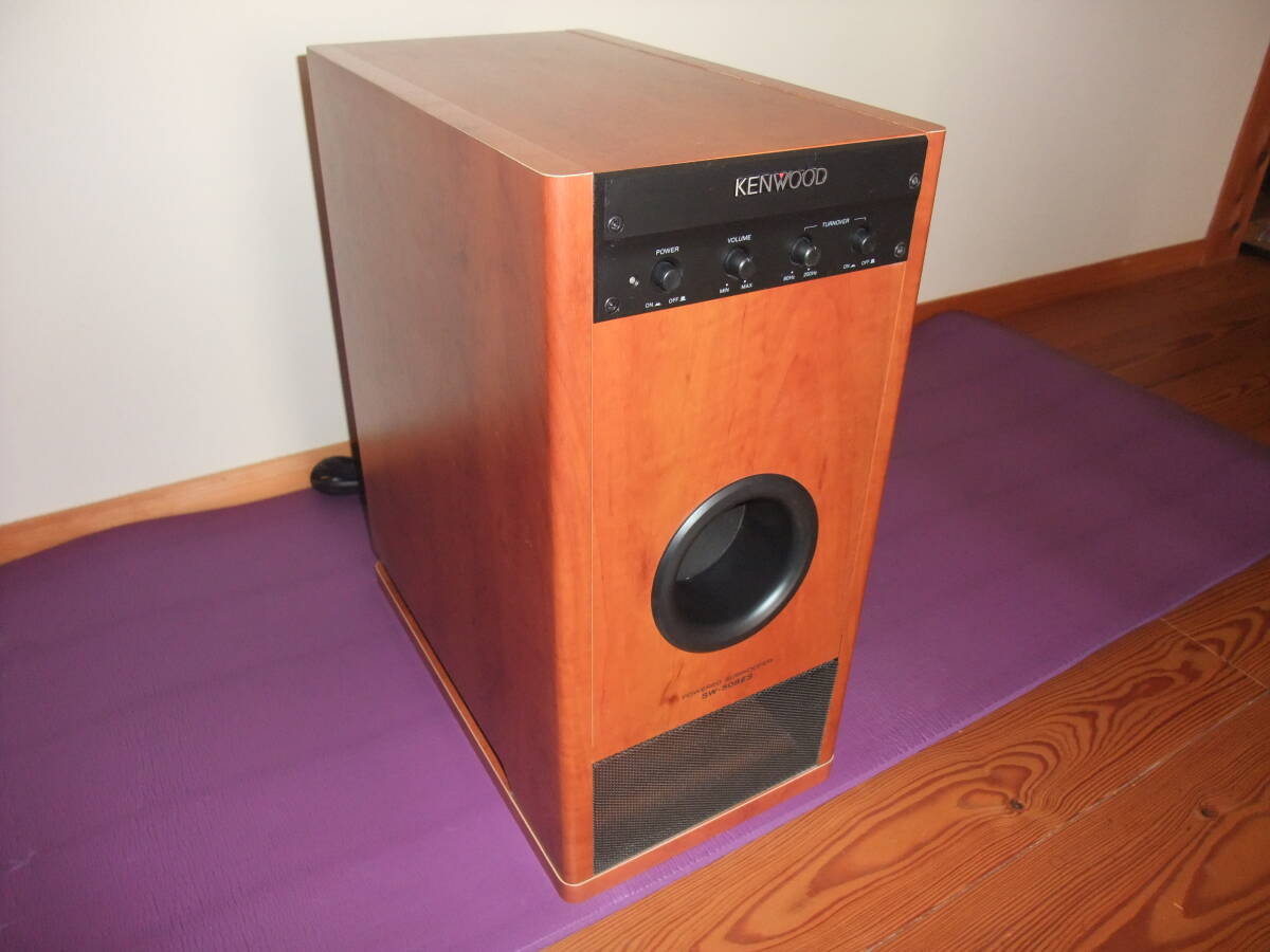 [ beautiful goods ]KENWOOD amplifier built-in subwoofer * SW-508ES *