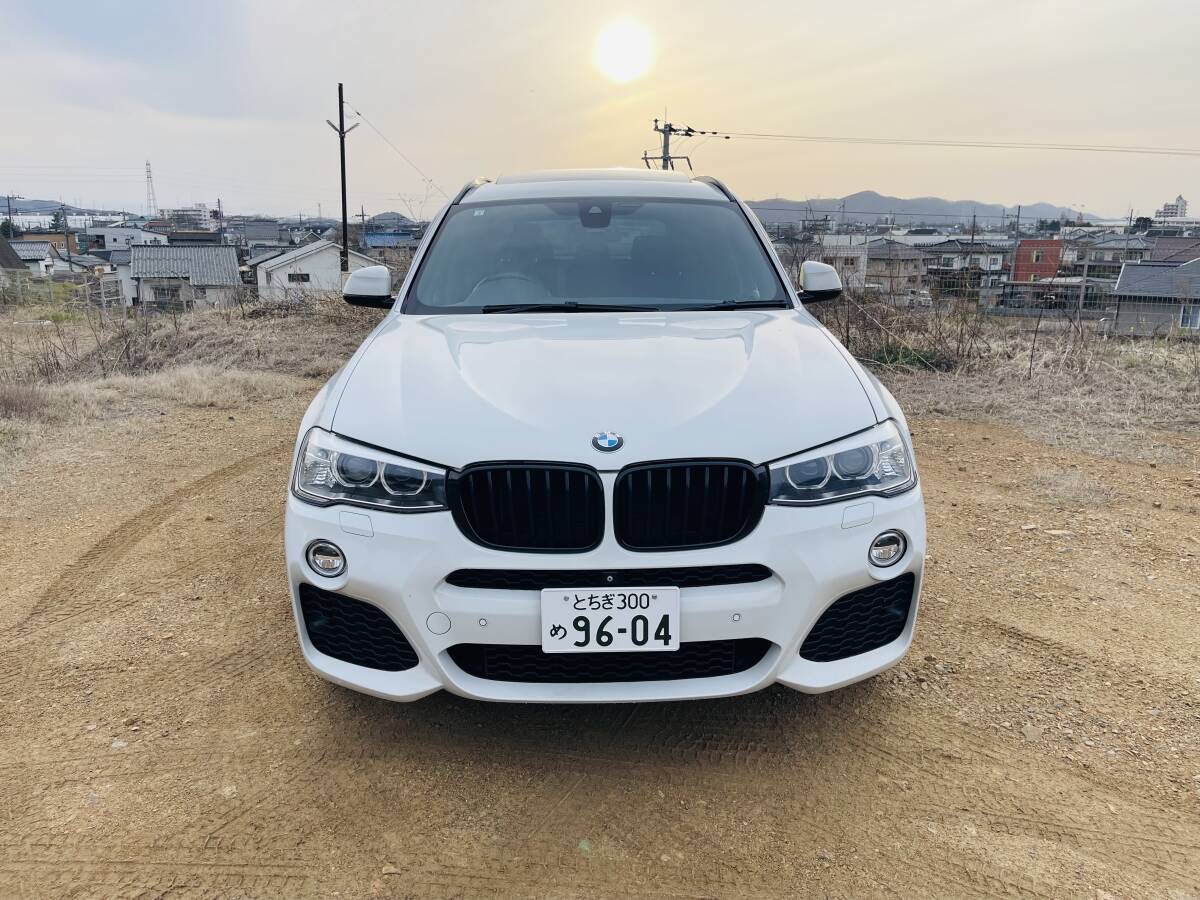 平成27年式,ＢＭＷ X3 X drive 320ｄＭスポーツ ,4wd ターボサンルーフ,WY20,11万㌔ ,ナビ,BT ,TV ,DVD,Bカメラ,ETC、車検令和8年3月まで、の画像3