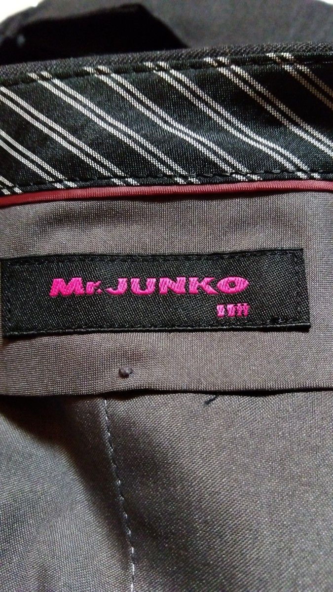 メンズ　Mr JUNKO　スラックス　チャコールグレー　サイズ82　  MLサイズ?