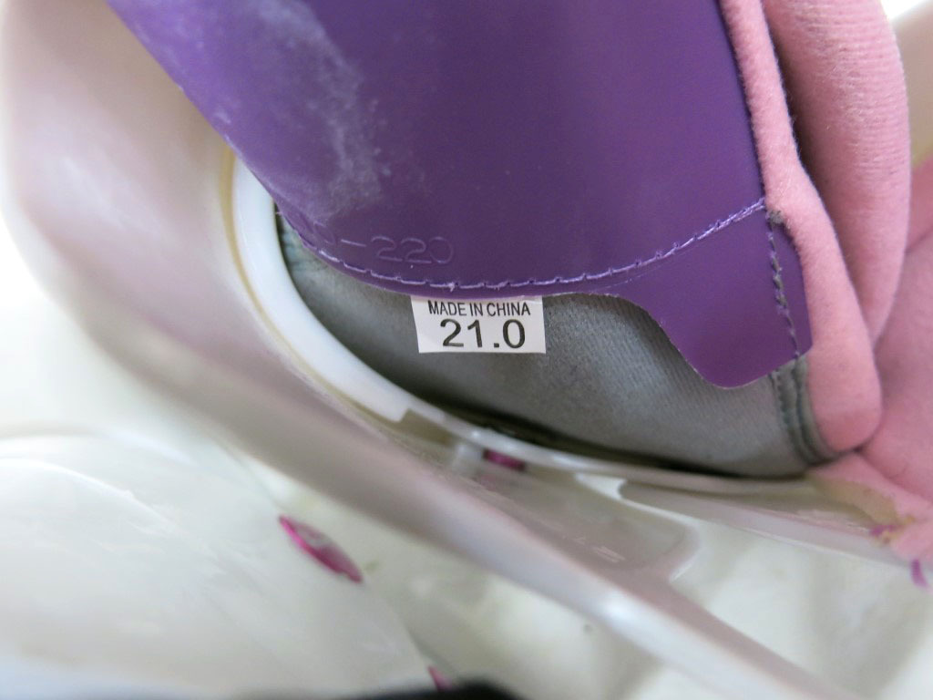 25WK011 лыжи ботинки детский KAZAMA SPAX 3J подошва длина 261mm [ размер 21.0cm] б/у текущее состояние прямые продажи 