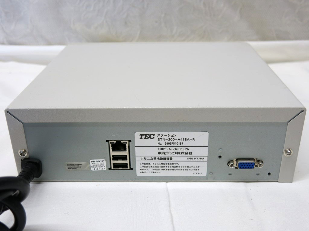 03K205 TEC 東芝テック Order Star オーダーステーション [STN-200] 通電OK 中古 現状 わかる方へ 売り切り 部品取りなどに_画像6