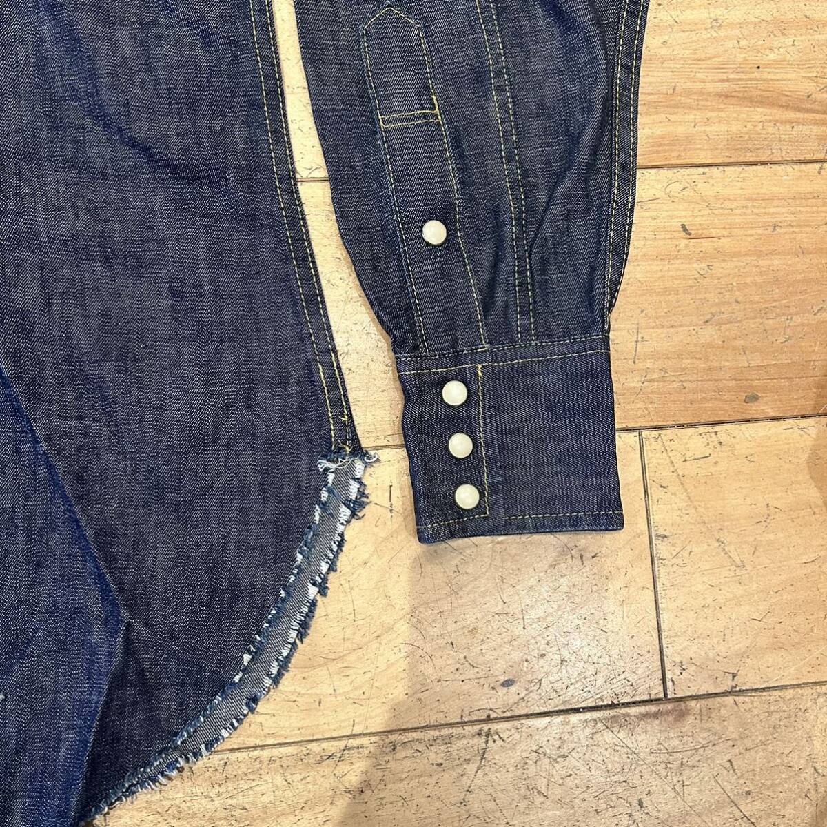 ★levi's/リーバイス/デニムシャツ/デニム/シャツ/長袖/ウエスタンシャツ/アメカジ/メンズ/Lサイズ_画像3