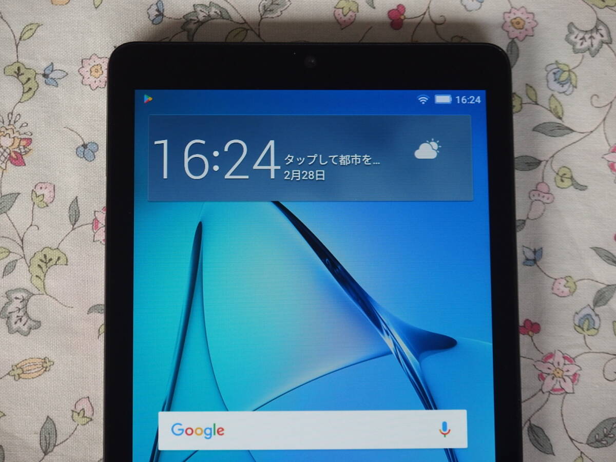 ☆彡 美品 HUAWEI 7型 タブレット MediaPad T3 7 BG2-W09 スペースグレーの画像2