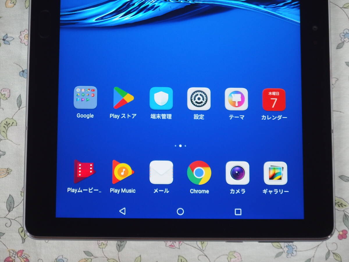 ☆彡 超美品　Huawei 10.1型タブレット MediaPad M3 Lite 10 BAH-W09 3GB/32GB　スペースグレー_画像3