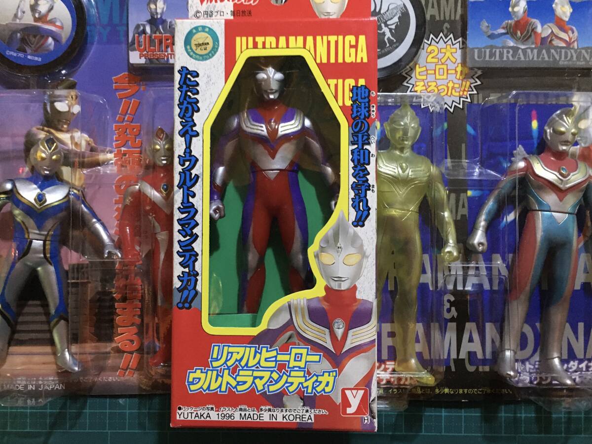  настоящий герой * Ultraman Tiga *g Ritter Tiga & Dyna flash модель * Dyna &.. Dyna ( продажа в это время .. stock нераспечатанный )