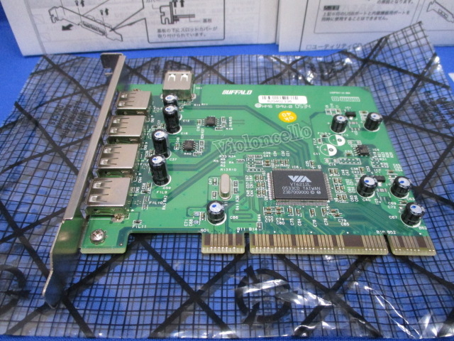 BUFFALO IFC-PCI5U2V/IFC-PCI4U2V USB2.0インターフェースボード ドライバ&ユーティリティCD,DOS/V機,PC98-NXシリーズ,PC-9821シリーズ_BUFFALO IFC-PCI5U2V ボード